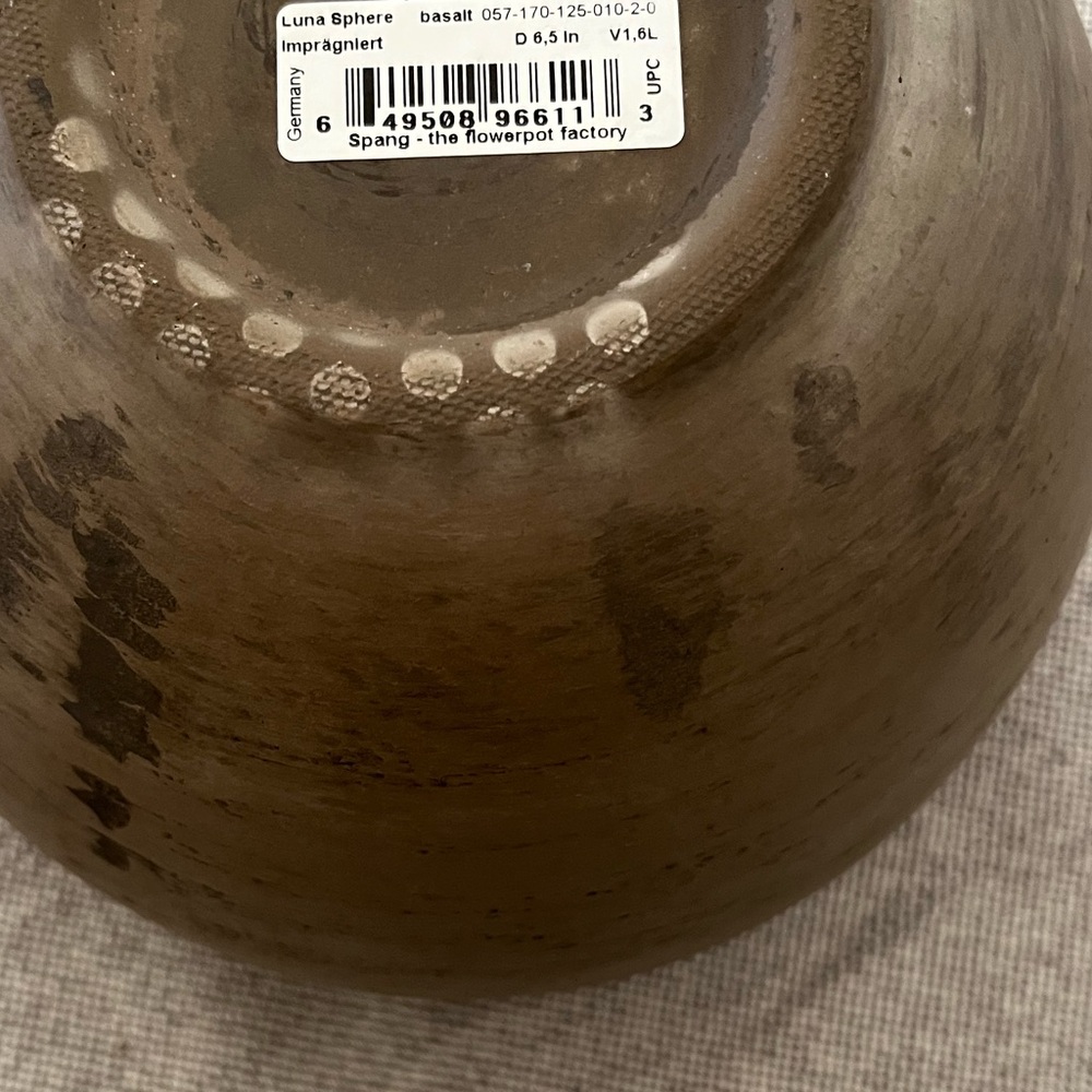 Spang Pottery Luna Sphere Ceramic Planter Set made in Germany - Picture 8 of 9